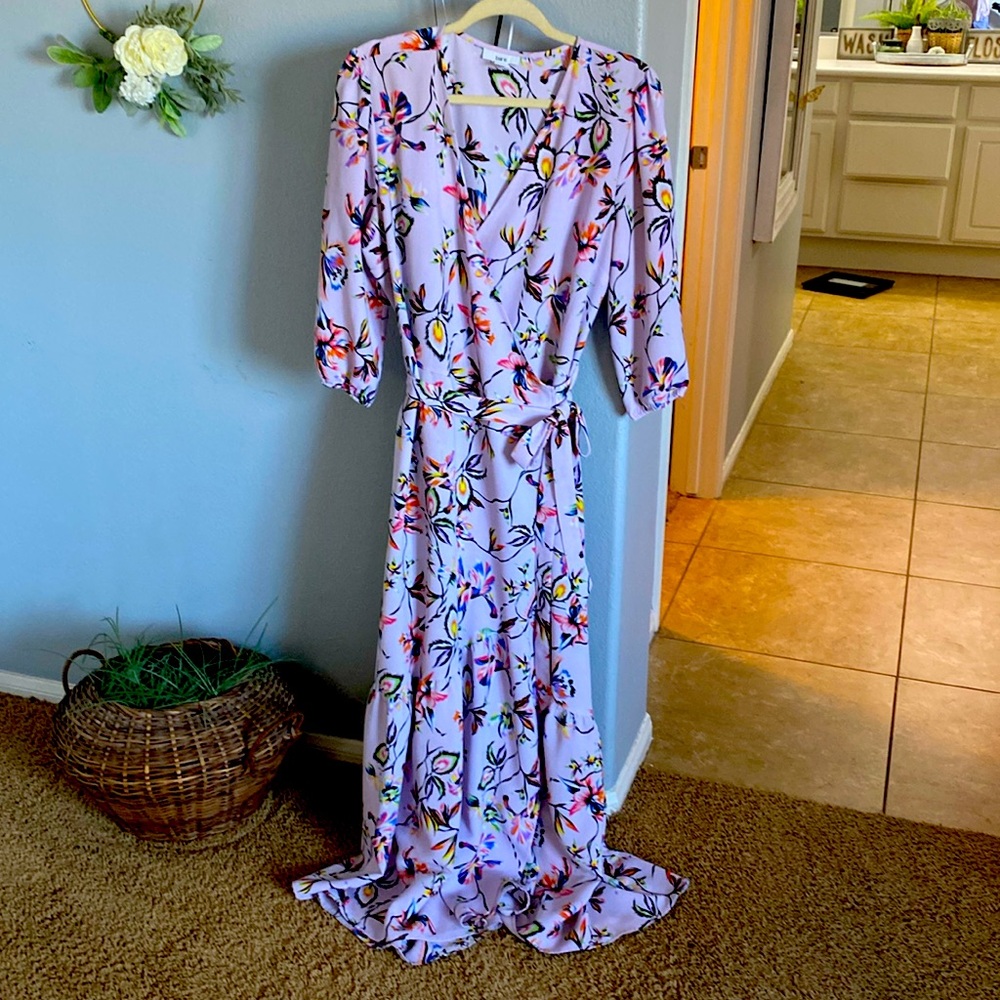 Floral maxi dress size XL